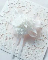 Petites roses décoratives à ruban pour mariage – vue 5