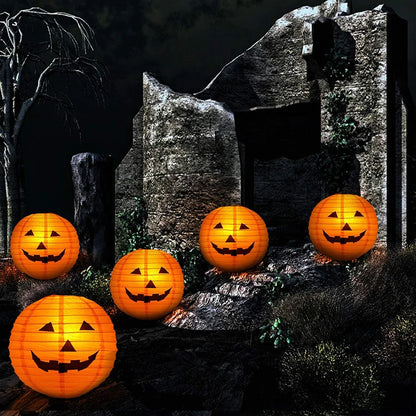 Lanternes Citrouille en Papier – photo produit 2