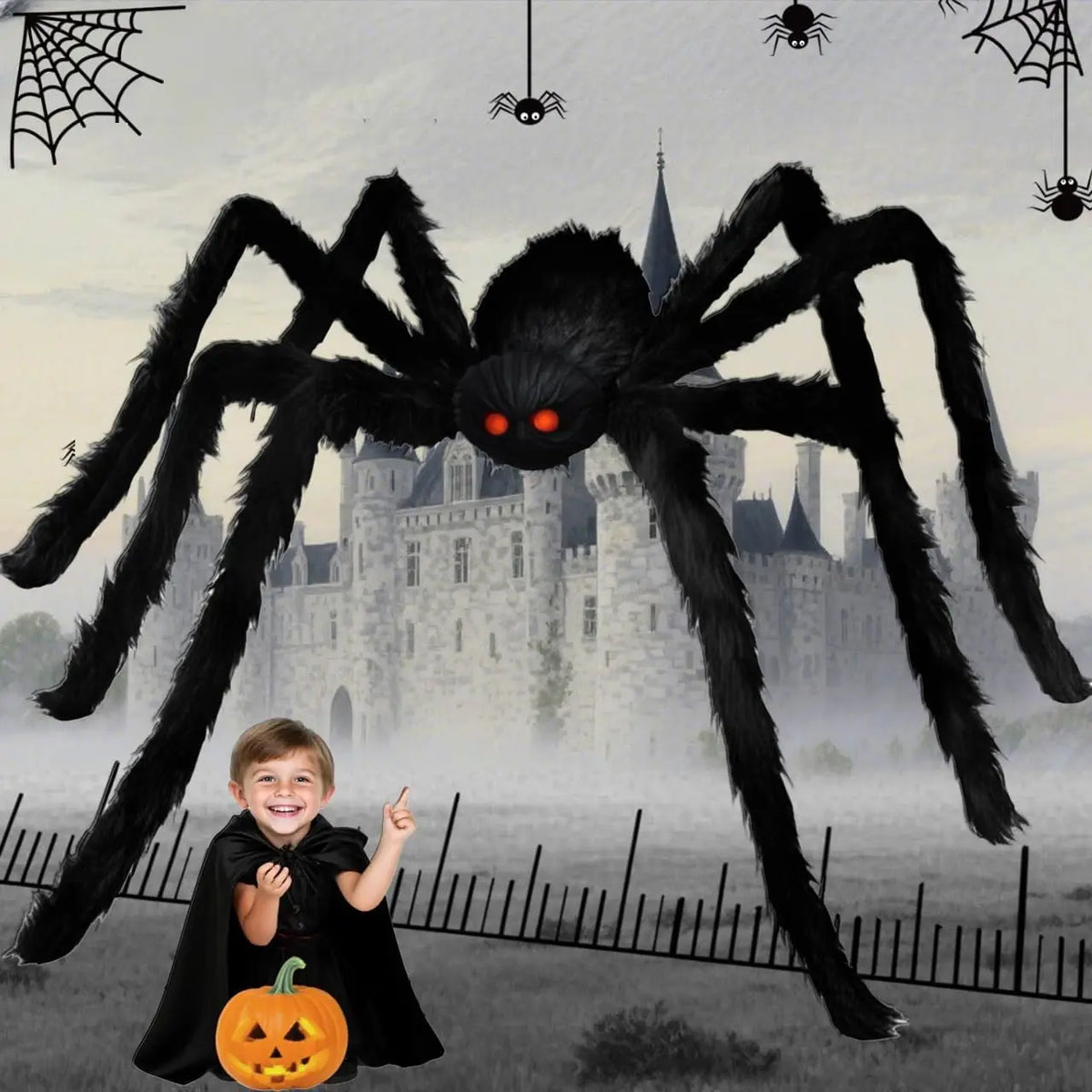 Araignée Géante en Peluche – photo produit 1